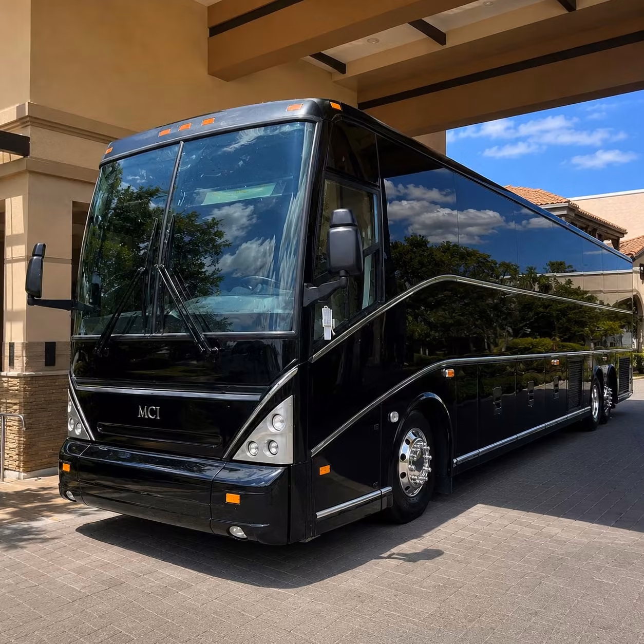 56 passenger charter bus
