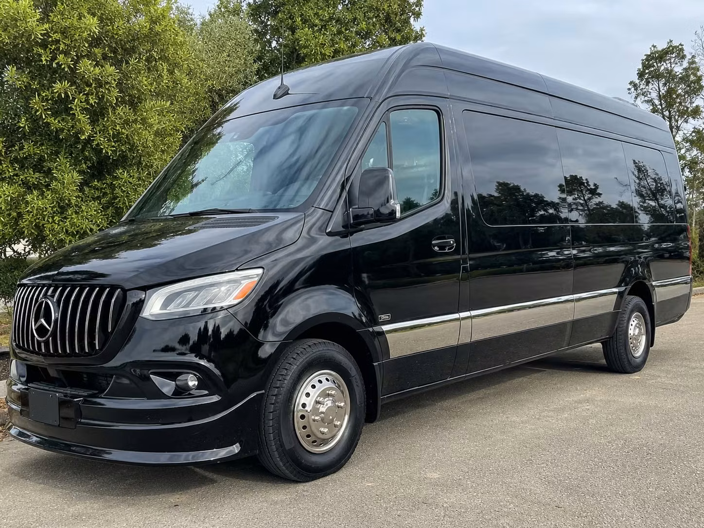 sprinter van with driver